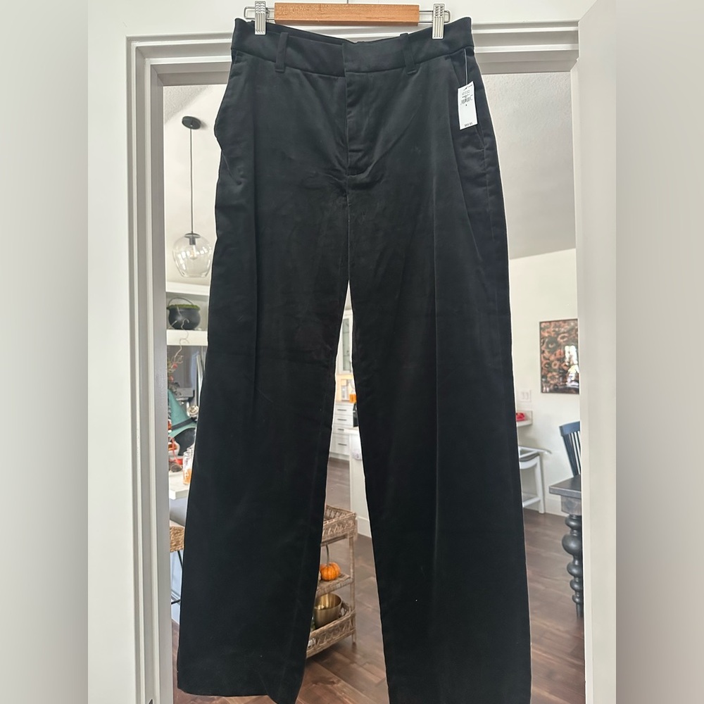 Women’s Black Velvet Pants